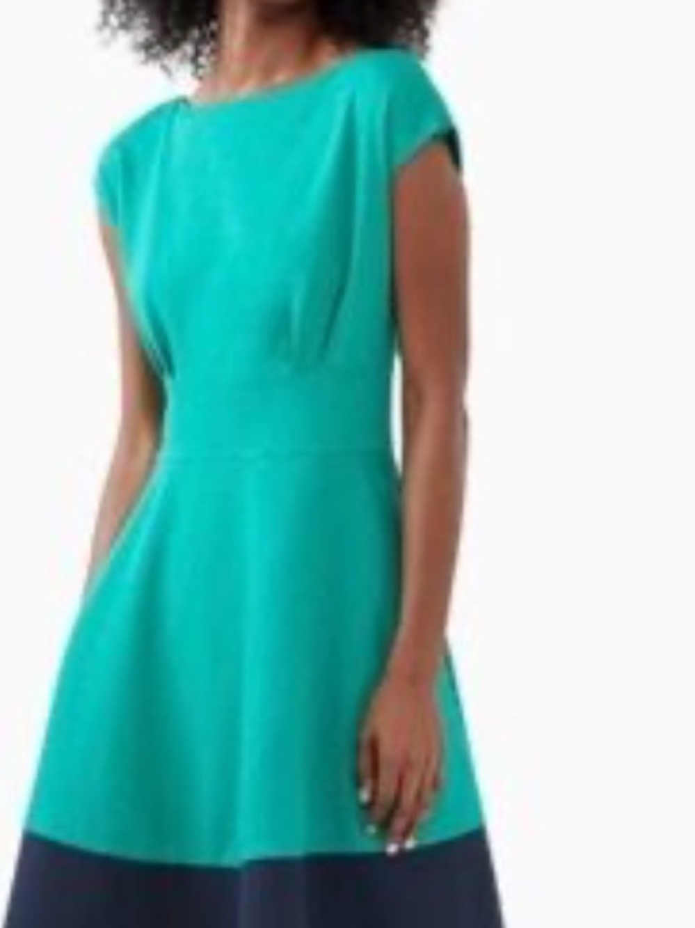 Kate Spade Fiorella Ponte Color Block Fit & Flare Dress Size Small NWT - Picture 3 of 5